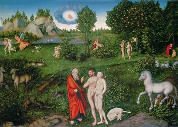 Adam et Ève dans le jardin d